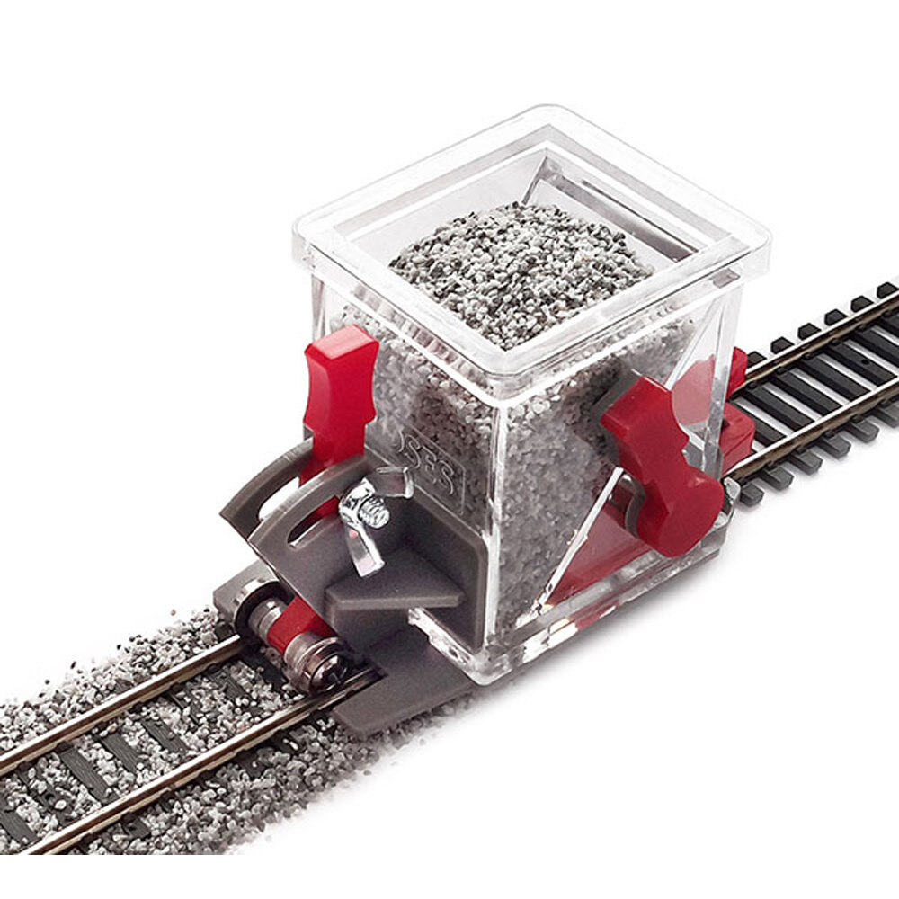 HO/OO Scale Ballast Spreader Car w/Shut Off and Height Adjustment