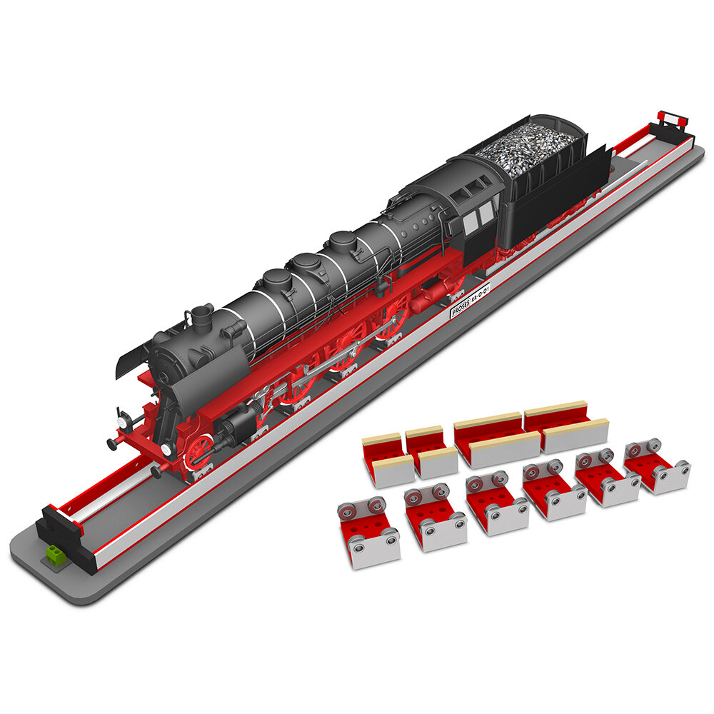 Rolling Road Stand (90cm) w/Wheel Cleaners O SCALE