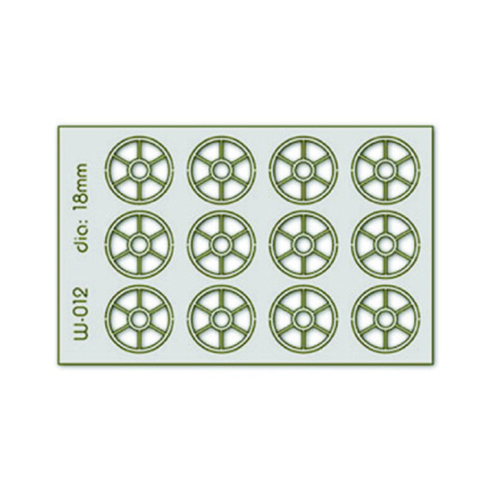 12 pcs 18mm Diameter Round Windows HO/OO