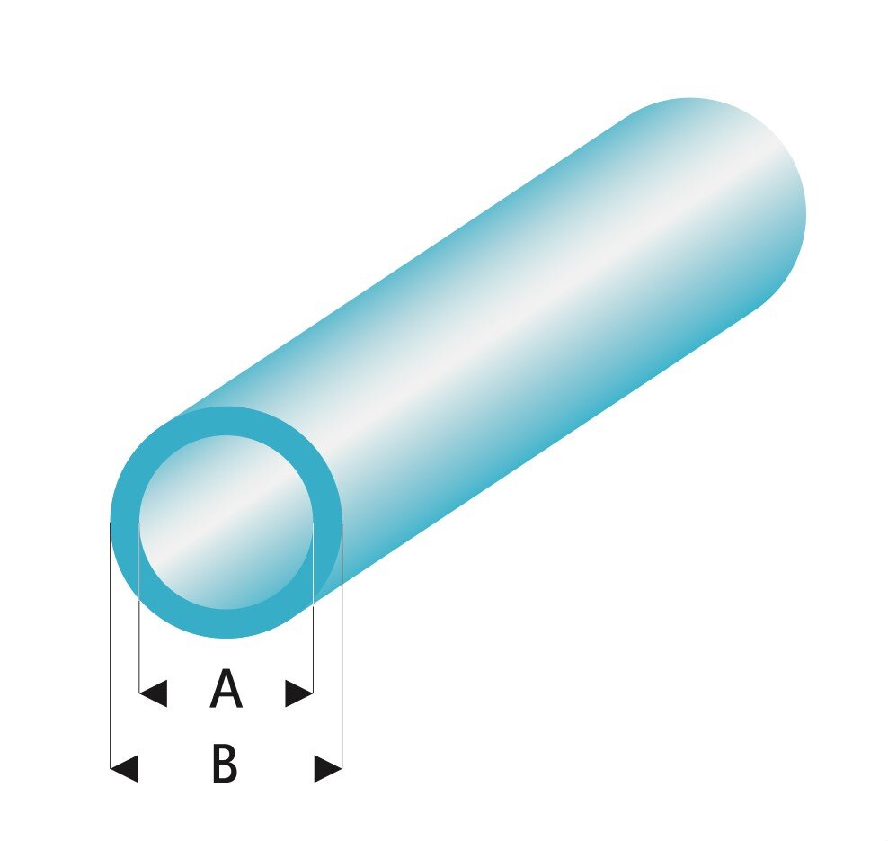 GLASH.BUIS BLAUW 3X4 330