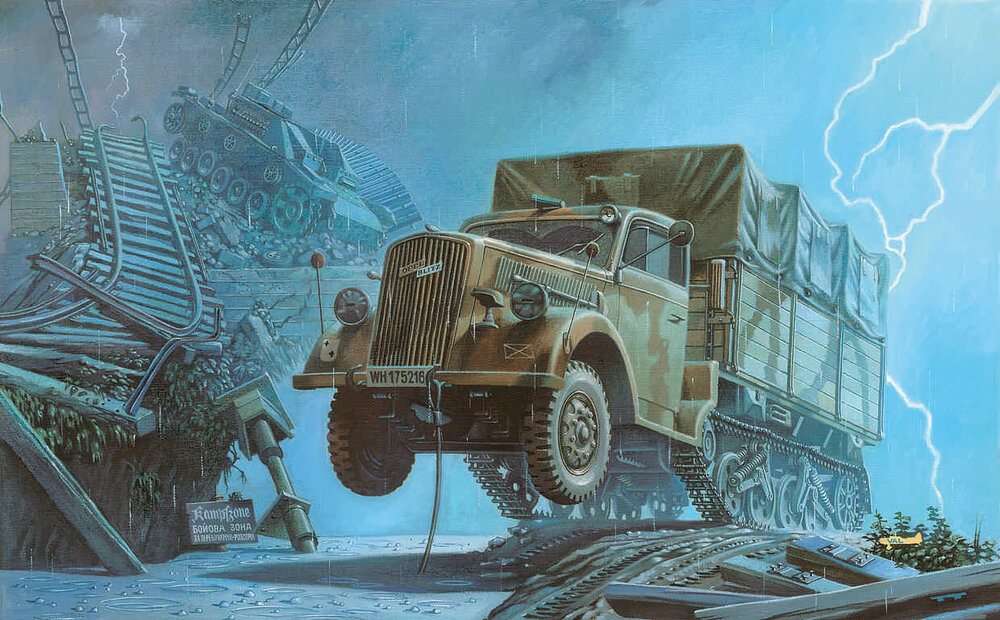 Opel Blitz Maultier Semi-Truck