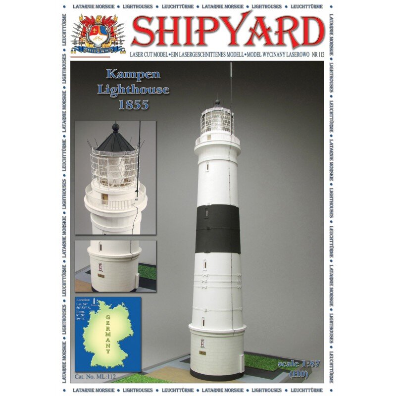 Nr 112 Lighthouse Kampen scale 1:87 (H0)