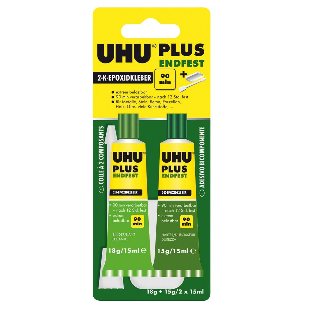 UHU plus endfest 2-Komponenten-Epoxidharzkleber33g