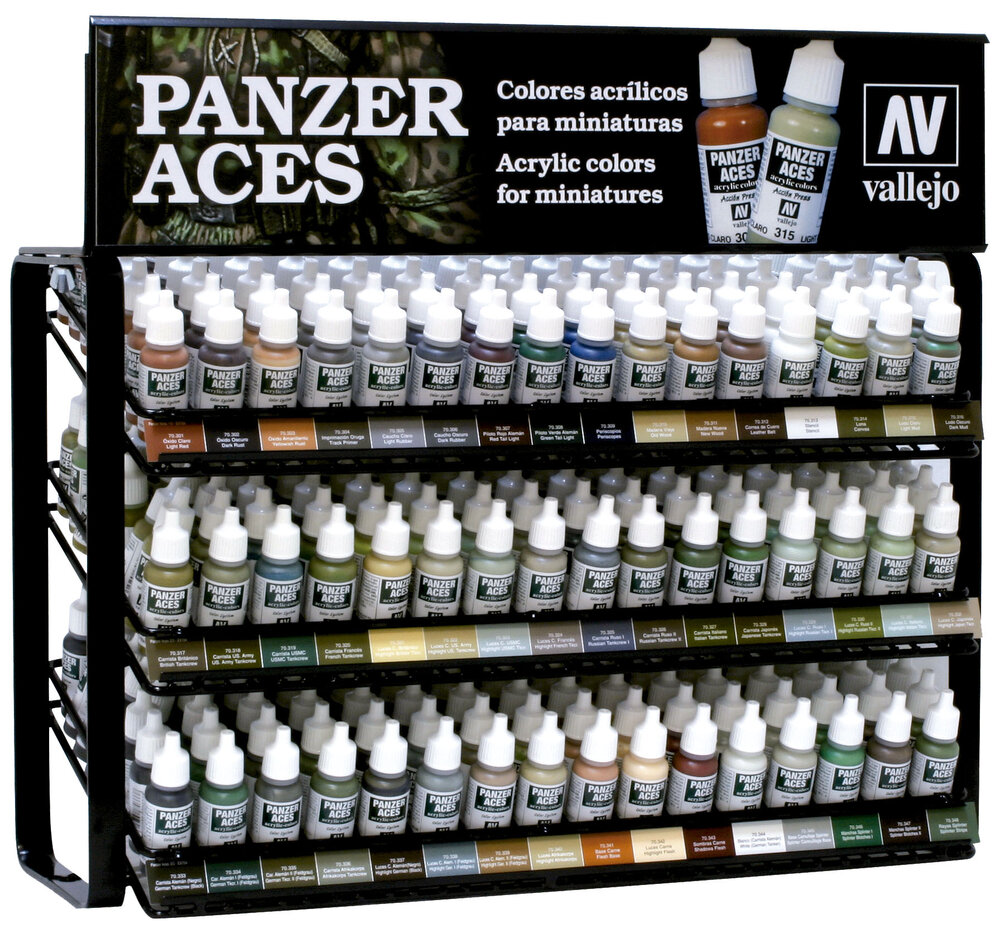48 colors in 17 ml bottles (48x6=288 units)