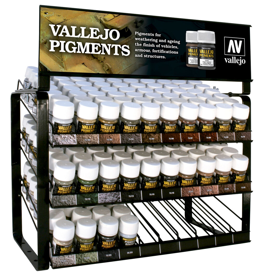 23 Pigments +1 Pigment Binder in 35 ml bottles