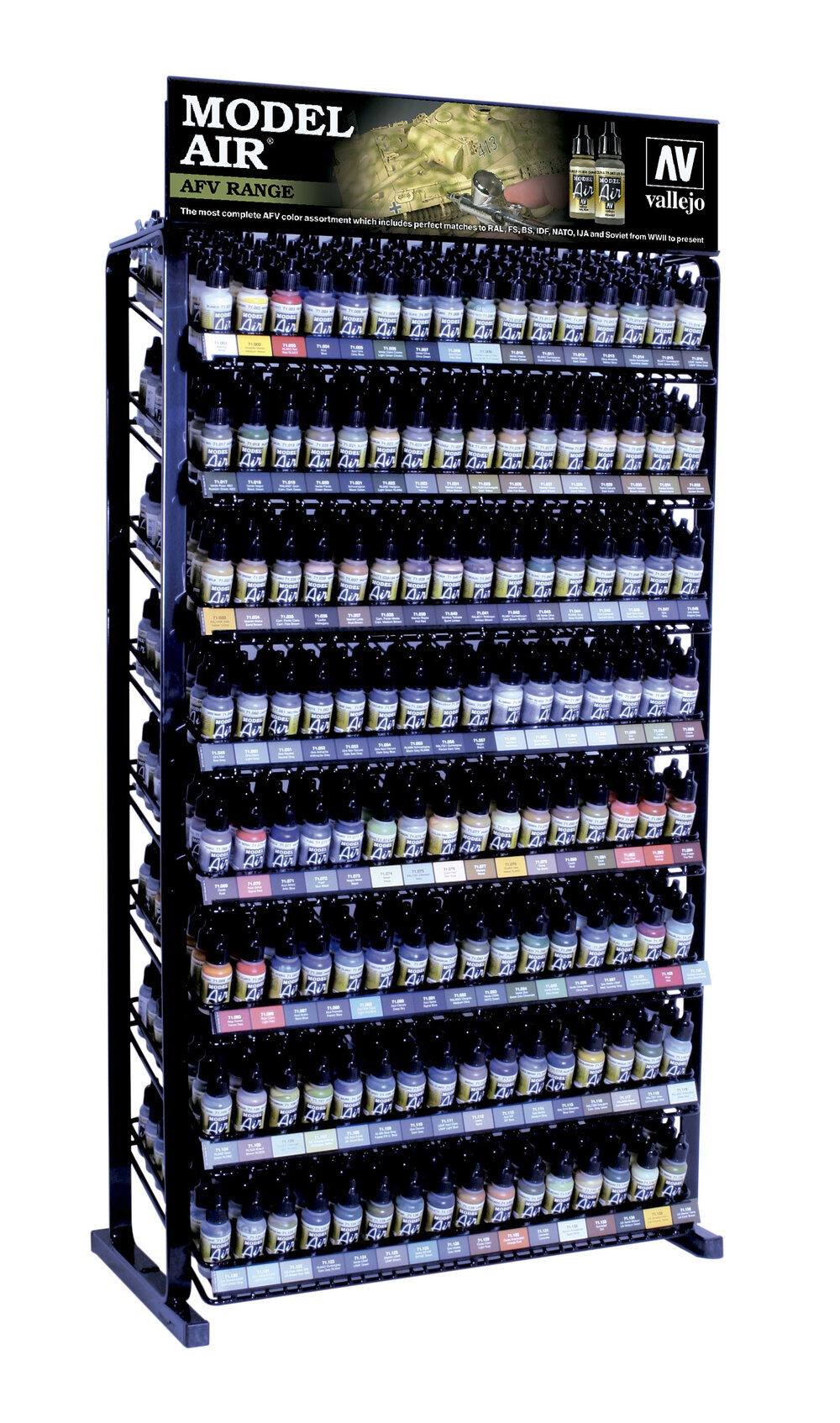AFV Model Air - Full Range (115 colors + 13 Surface Primers)