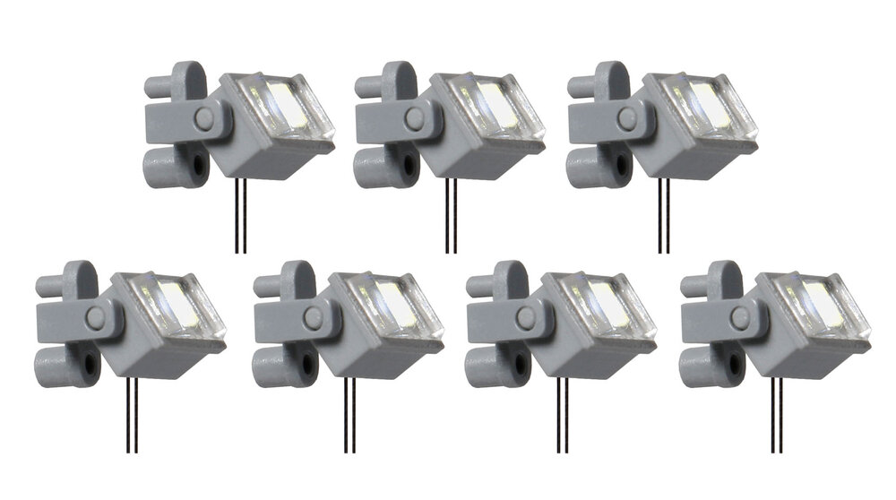 H0 Deckenstrahler, LED 7 Stk
