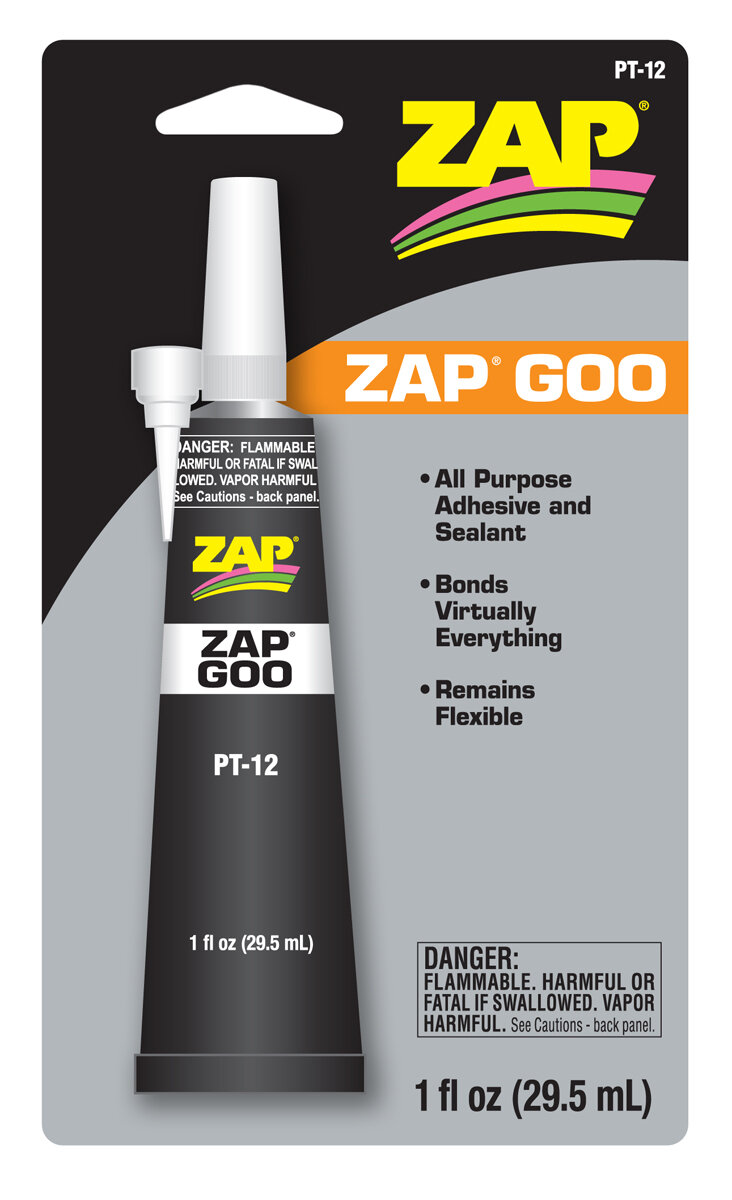1 fl oz. (29.5 ml.) Zap-GOO, carded(6)