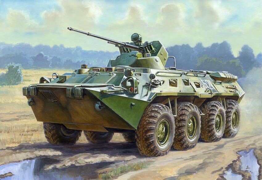 BTR-80A Russian Personnel Carrier
